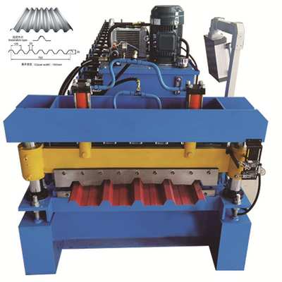 गैलवेल्यूम हाई स्पीड रूफ पैनल रोल बनाने की मशीन 0.3-1 मिमी घरेलू के लिए इस्तेमाल किया जाता है: