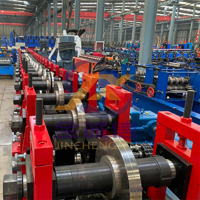 सौर संरचना जस्ती इस्पात Coils के लिए 18 मीटर / न्यूनतम रोल बनाने की मशीन