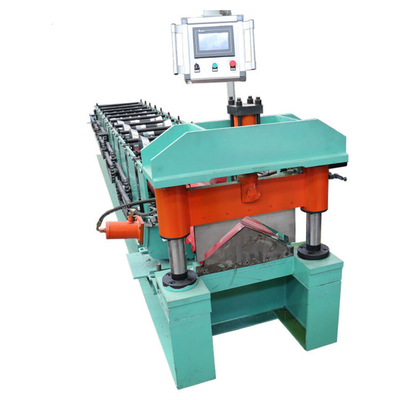 स्वनिर्धारित रूफ रिज कैप रोल बनाने की मशीन 610mm-1220mm फीडिंग चौड़ाई:
