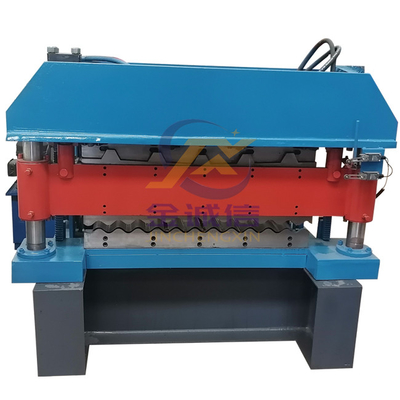 380V 50Hz 3phases छत रोल बनाने की मशीन डेल्टा पीएलसी नियंत्रण