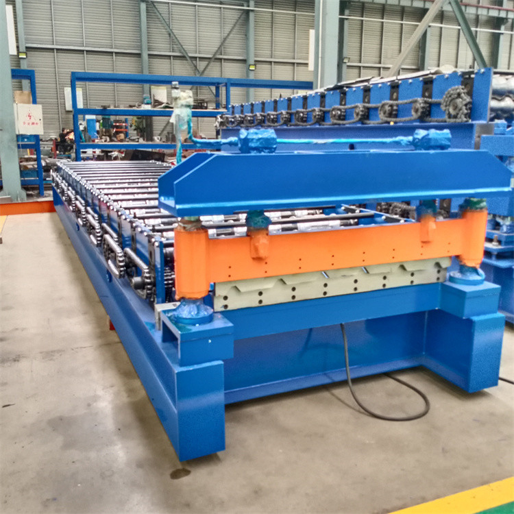 1200mm 1220mm मेटल कलर स्टील IBR 6 रिब रूफ वॉल पैनल रोल बनाने की मशीन
